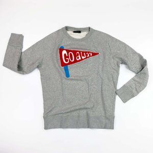 LAZY OAF "GO AWAY" MENS SMALL SWEATSHIRT